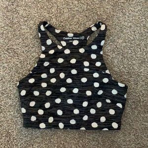 OV polka dot crop